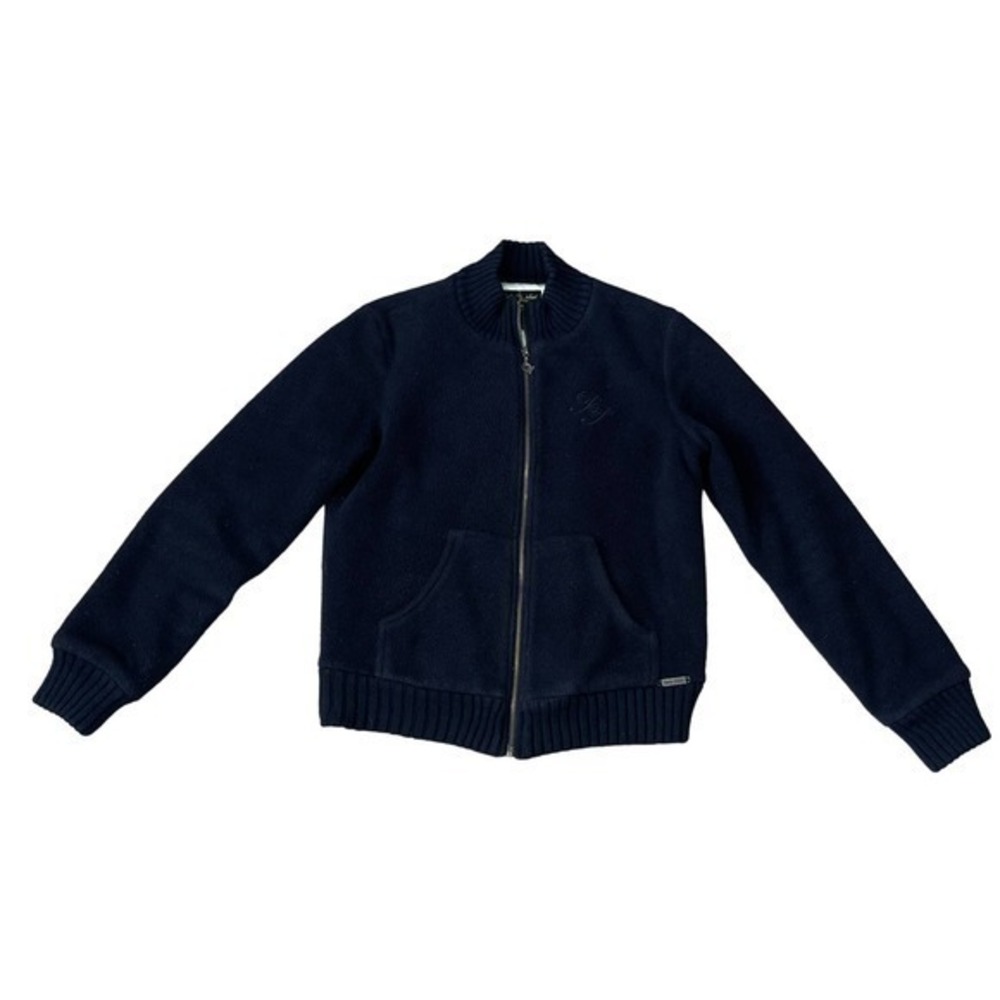 Y2K BABY PHAT FLEECE FULLU LINED BOMBER JACKET